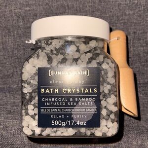 Sunday Rain charcoal bath crystals NWT